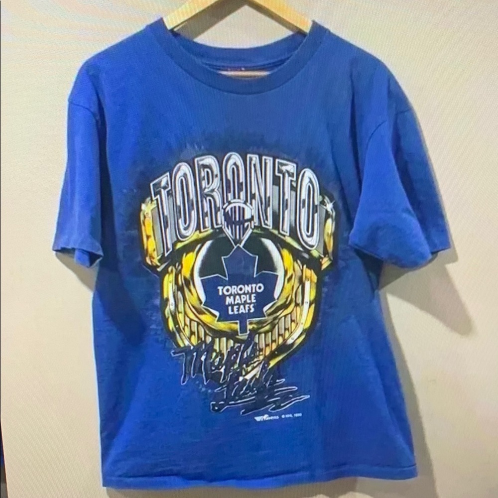 Toronto Maple Leafs Blue Graphic Tee